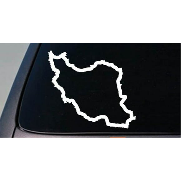 SYRIA Country Map Decal Sticker JDM Funny Vinyl Car Window Bumper Truck Wall 6"
